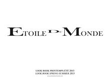 Etoile du Monde - Look Book Printemps/Été 2013 (Spring/Summer) 