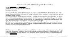Memo de la NSA prouvant que 35 leaders internationaux ont été surveillés par le service de renseignement américain