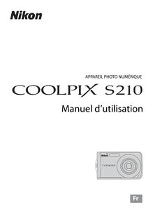 Notice Appareil Photo numériques Nikon  COOLPIX S210