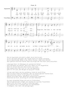 Partition Ps.30: Ich preis dich, Herr, zu aller Stund, SWV 127, Becker Psalter, Op.5