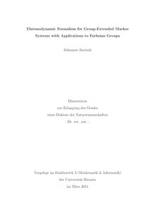 Thermodynamic formalism for group-extended Markov systems with applications to Fuchsian groups [Elektronische Ressource] / Johannes Jaerisch