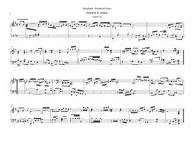 Partition complète,  en E minor, BuxWV 236, E minor, Buxtehude, Dietrich