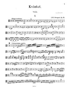 Partition de viole de gambe, Piano quintette, F major
