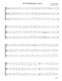 Partition , Turbarum voces - partition complète, Gradualia I, Byrd, William