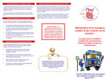 Information sur le transport scolaire & des conseils sur la sécurité :