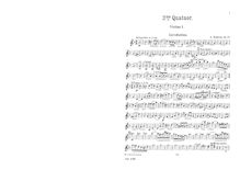 Partition parties complètes, corde quatuor No.2, Op.23, F Major