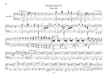 Partition Overture - transcription pour piano 4-mains, Paragraf drei