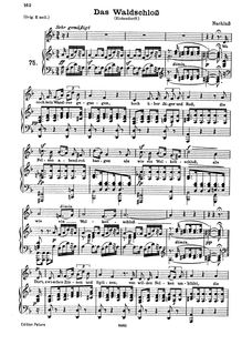 Partition complète (scan), 2 chansons, WoO 17, Mendelssohn, Felix