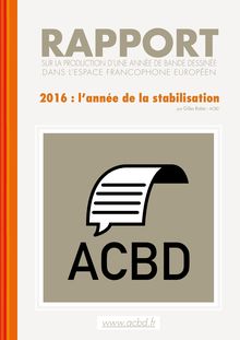 Rapport ACBD 2016