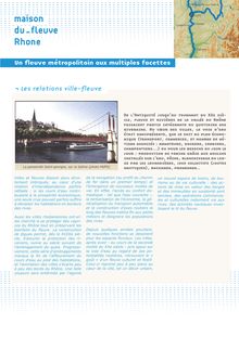 Fiche 3: Lyon - Un fleuve métropolitain aux multiples facettes ...