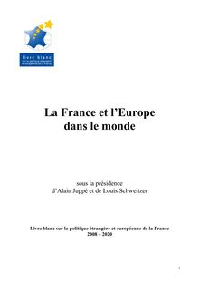 La France et l Europe dans le monde
