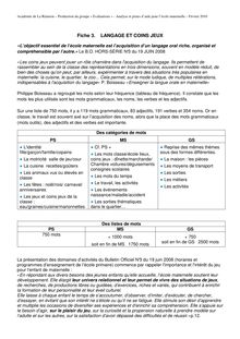 Académie de La Réunion Production du groupe Evaluations Analyse et pistes d aide pour l école maternelle Février