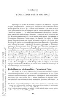 fichier pdf - Introduction L ÉNIGME DES BRIS DE MACHINES
