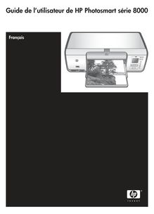 Mode d emploi - Imprimantes HP  Photosmart 8050