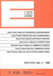 Analytical tables of foreign trade - SITC/CTCI, rev. 2, 1980, imports/exports