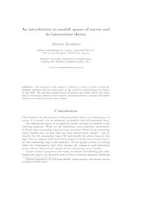 An introduction to moduli spaces of curves and its intersection theory