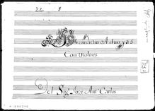 Partition complète, Benedictus, Benedictus: A duo a 5 Com Violines
