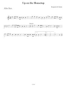 Partition Alto Saxophone (E♭), Up on pour House Top, Composer