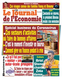 Journal de l’Economie n°564 - Du Lundi 12 au Dimanche 19 Avril 2020