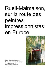 Rueil-Malmaison, sur la route des peintres impressionnistes en Europe