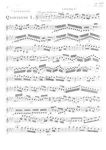 Partition parties complètes, 4 corde quintettes, Boccherini, Luigi par Luigi Boccherini