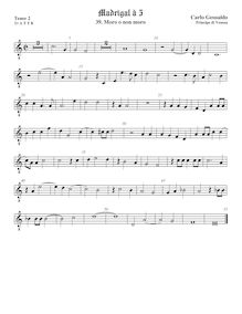 Partition ténor viole de gambe 3, octave aigu clef, madrigaux, Book 3 par Carlo Gesualdo