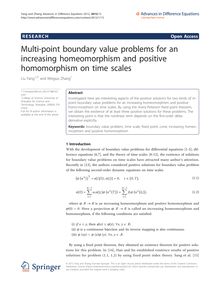 Multi-point boundary value problems for an increasing homeomorphism and positive homomorphism on time scales