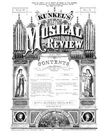 Partition May, 1885 (Vol.8 No.5), Kunkel s Musical Review, Kunkel, Charles