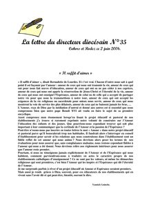 lettre N°35 du Directeur Diocésain (84.4 ko - La lettre du ...