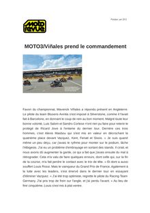 MOTO3/Viñales prend le commandement