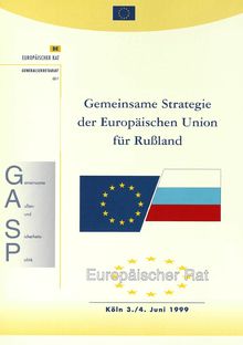 Gemeinsame Strategie der Europäischen Union für Rußland