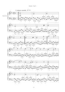 Partition , Andante cantabile, viole de gambe Sonata, G minor, De Wael, Johan par Johan De Wael