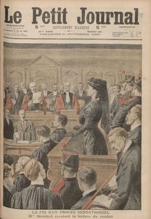 LE PETIT JOURNAL SUPPLEMENT ILLUSTRE  N° 992 du 22 novembre 1909