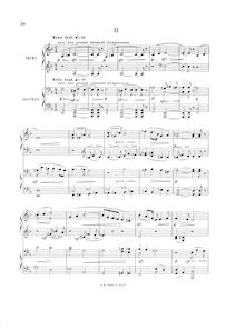 Partition , Très lent, Symphony en B-flat major, Chausson, Ernest