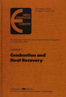 Combustion and heat recovery