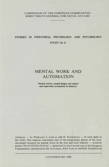 Mental work and automation
