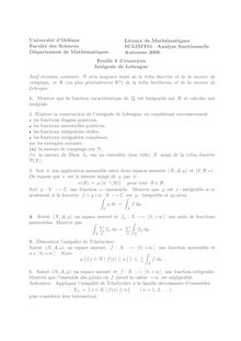 Licence ST Annee Semestre UE Mathematiques Math IV Algebre