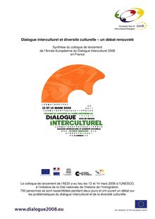 Dialogue interculturel et diversité culturelle  un débat renouvelé