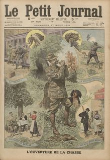 LE PETIT JOURNAL SUPPLEMENT ILLUSTRE  N° 1084 du 27 août 1911