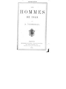 Les hommes de 1848 (2e édition) / par A. Vermorel