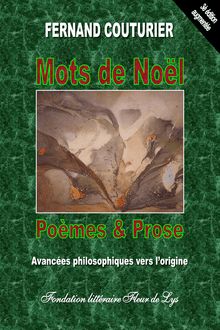 Mots de Noël, Poèmes et prose, Fernand Couturier, Fondation littéraire Fleur de Lys