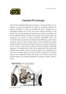 Yamaha P3 Concept