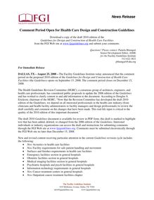 2010 Guidelines comment period press release FINAL 