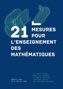 21 mesures pour l’enseignement des mathématiques 