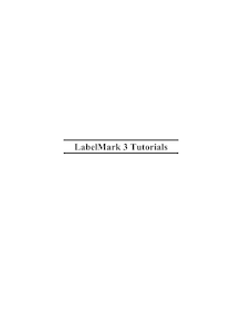 LabelMark 3 Tutorials