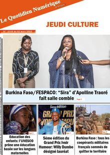 Le Quotidien Numérique d’Afrique N° 2144 - Du jeudi 2 mars 2023