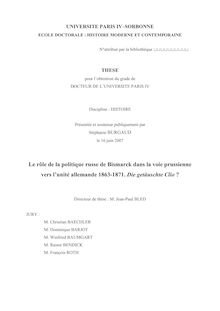 UNIVERSITE PARIS IV–SORBONNE ECOLE DOCTORALE HISTOIRE MODERNE ET CONTEMPORAINE