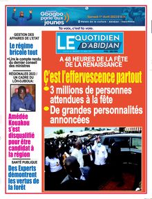 Le Quotidien d Abidjan n°4334 - Du mercredi 29 mars 2023