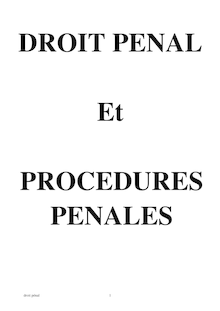 Procedure penale(2)