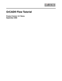 OrCAD® Flow Tutorial
